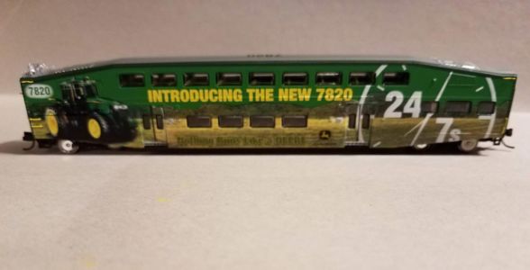 85' John Deer Bombardier Control Coach Passenger Car #7820